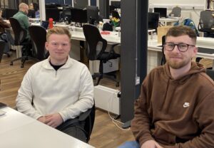ramarketing apprentices Nick More and Curtis Moxon
